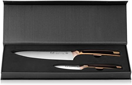 Cangshan N1 Series 61871 German Steel Forged 2-Piece Starter Knife Set Copper Plated Handle