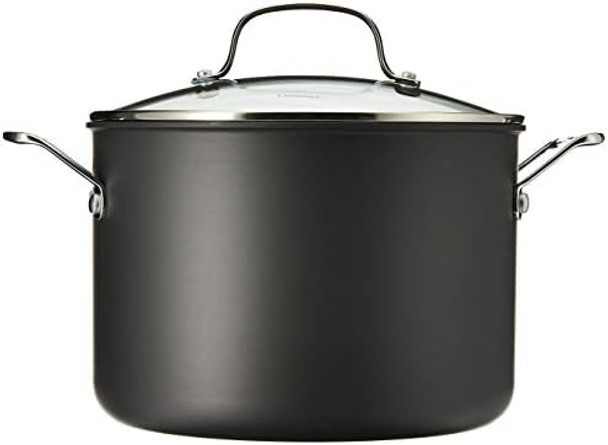 Cuisinart Chef'S Classic Nonstick Hard-Anodized 8-Quart Stockpot With LidBlack Cuisinart Chef'S Classic Nonstick Hard-Anodized 8-Quart Stockpot With LidBlack