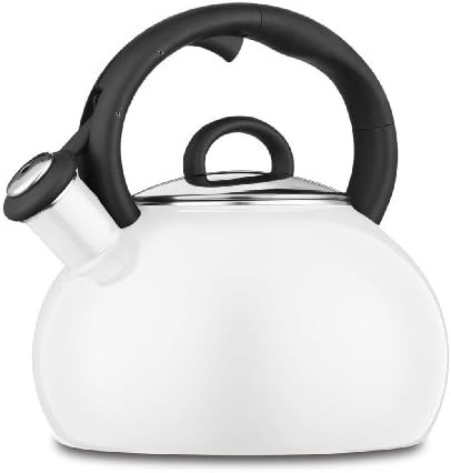 Cuisinart Aura Enamel-On-Steel Stovetop Teakettle Red