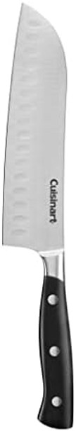 Cuisinart C77Tr-7San Triple Rivet Collection 7" Santoku Knife Black