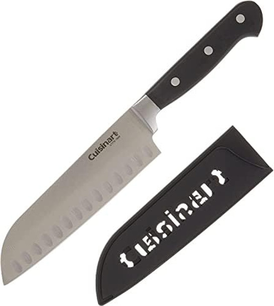 Cuisinart C77Tr-7San Triple Rivet Collection 7" Santoku Knife Black Cuisinart C77Tr-7San Triple Rivet Collection 7" Santoku Knife Black