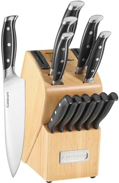Cuisinart Nitrogen Infused With Built-In Sharpening Cutlery Block Set (15-Piece) Cuisinart Nitrogen Infused With Built-In Sharpening Cutlery Block Set (15-Piece)