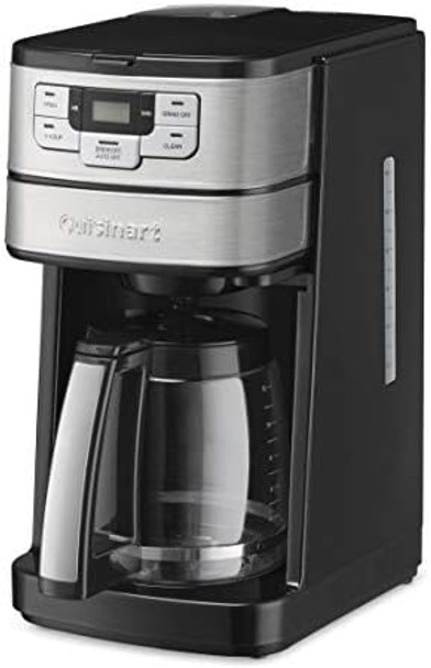 Cuisinart Automatic Grind And Brew 12-Cup Coffeemaker With 1-4 Cup Setting And Auto-Shutoff Black/Stainless Steel Dgb-400Nas Cuisinart Automatic Grind And Brew 12-Cup Coffeemaker With 1-4 Cup Setting And Auto-Shutoff Black/Stainless Steel Dgb-400Nas