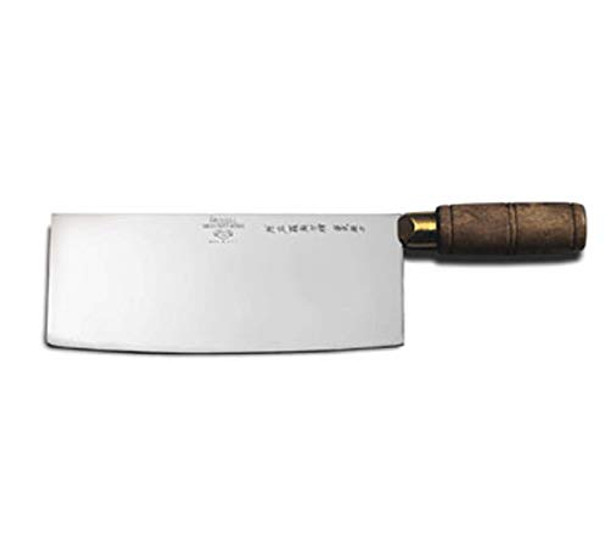Dexter Russell 8915 Traditional (08051) 8" X 3-1/4" Chinese Chef'S/Cook'S Knife Stain- High-Carbon Steel Walnut Handle Brass Ferrule Made In Usa Dexter Russell 8915 Traditional (08051) 8" X 3-1/4" Chinese Chef'S/Cook'S Knife Stain- High-Carbon Steel Walnut Handle Brass Ferrule Made In Usa