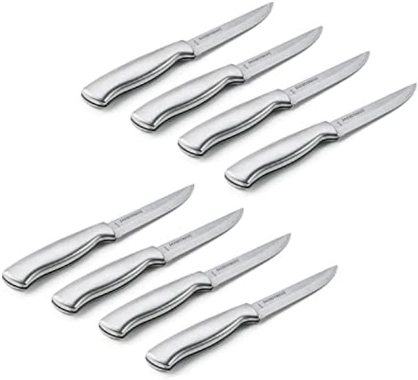Farberware Stainless Steel Steak Knife Set 8-Piece Stainless Steel
