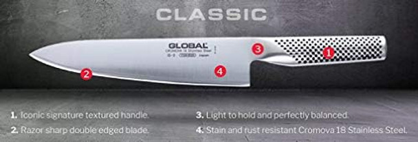 Global G-45-9 1/2" Ceramic Sharpening Steel