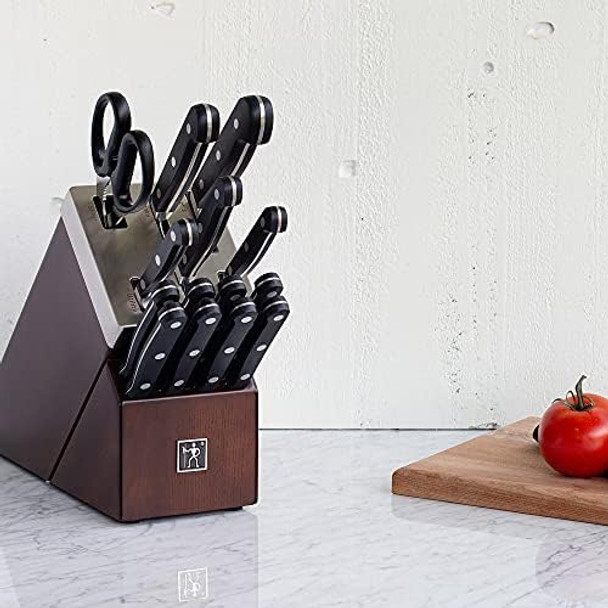 Henckels Classic Razor-Sharp 7-Piece Self-Sharpening Knife Set Chef Knife Bread Knife German Engineered Informed By 100+ Years Of Mastery