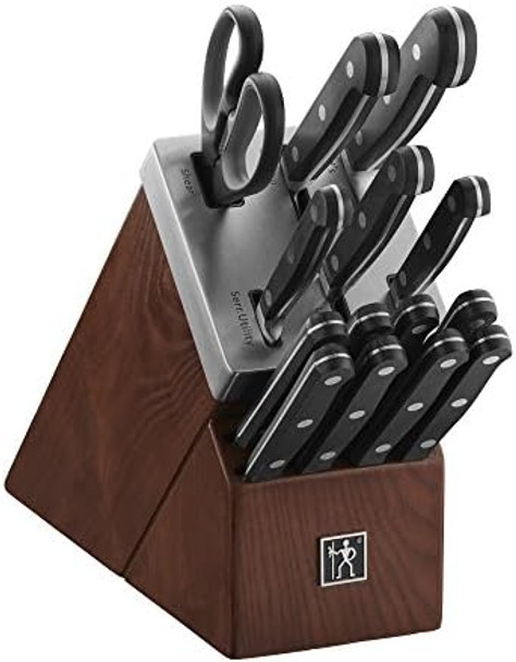 Henckels Classic Razor-Sharp 7-Piece Self-Sharpening Knife Set Chef Knife Bread Knife German Engineered Informed By 100+ Years Of Mastery