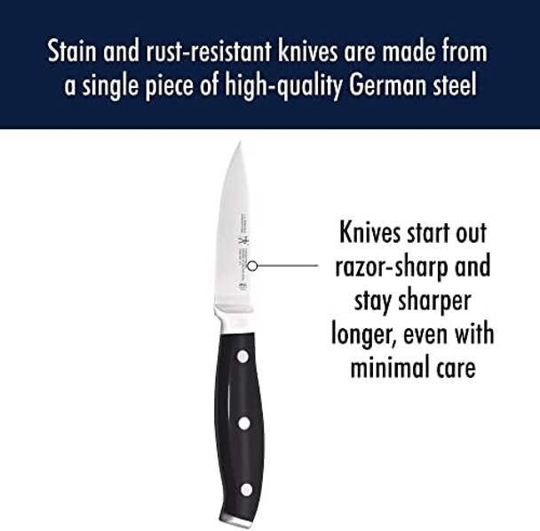 Henckels Forged Premio 3-Inch Paring Knife Black/Stainless Steel