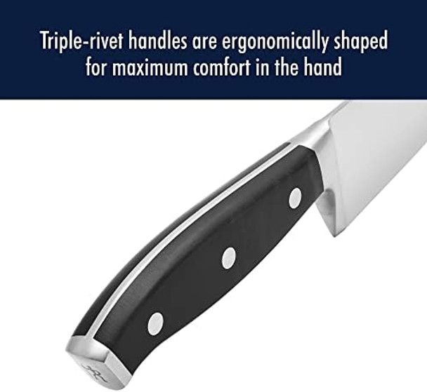 Henckels Forged Premio 3-Inch Paring Knife Black/Stainless Steel Henckels Forged Premio 3-Inch Paring Knife Black/Stainless Steel