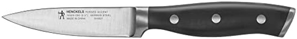 Henckels Forged Accent Razor-Sharp 3.5-Inch Paring Knife German Engineered Informed By 100+ Years Of Mastery Black