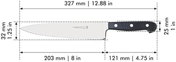 Henckels Classic Razor-Sharp 8-Inch Slicing Knife German Engineered Informed By 100+ Years Of Mastery Stainless Steel