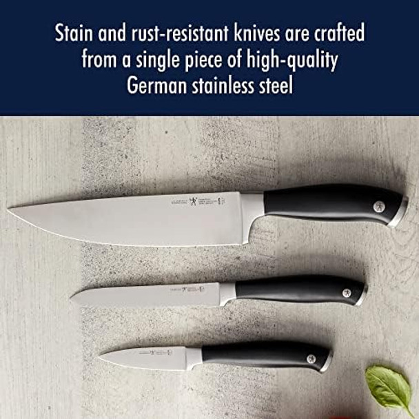 Henckels Forged Elite Razor-Sharp 3-Piece Kitchen Knife Set Chef Knife Paring Knife Bread Knife German Engineered Informed By 100+ Years Of Mastery Henckels Forged Elite Razor-Sharp 3-Piece Kitchen Knife Set Chef Knife Paring Knife Bread Knife German Engineered Informed By 100+ Years Of Mastery