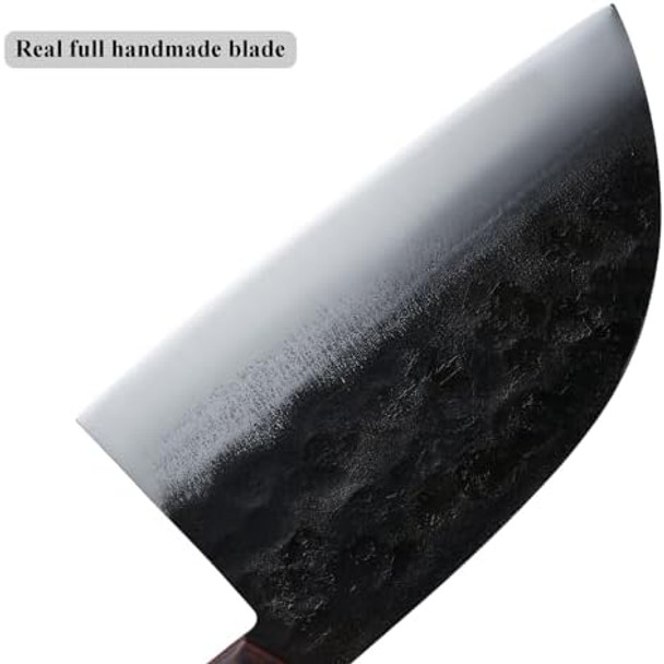 Serbian Cleaver Chef Knife Full Handforged Kitchen Knife Carbon Steel Butcher Serbian Cleaver Chef Knife Full Handforged Kitchen Knife Carbon Steel Butcher