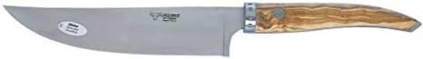 Laguiole En Aubrac Cuisine Gourmet Stainless Fully Forged Steel Made In France Cook'S Chef'S Knife With Olivewood Handle 6-In / 15Cm