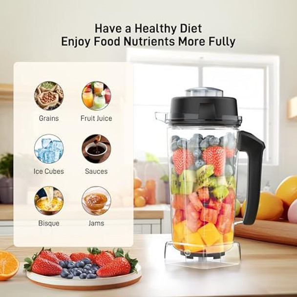 For Vitamix 64Oz Blenders Container Replacement Pitcher Food Processor Accessories Kit Fit To Vitamix 5300 7500 Classic C/Commercial/Explorian Series