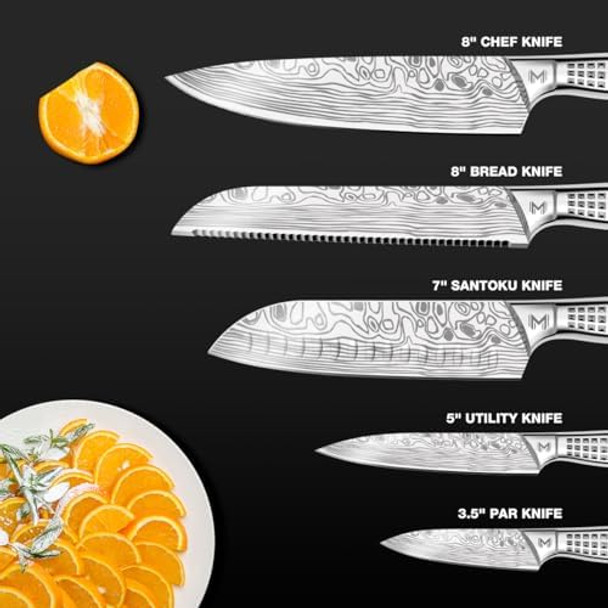 7Pcs Kitchen Knife SetProfessional Knife KnivesHigh Carbon Stainless Steel Kitchen Knives DesignKnife Set For FamilyFriendsFather'S Day s