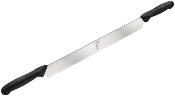 Mercer Culinary Double Handle Cheese Knife 14-Inch Mercer Culinary Double Handle Cheese Knife 14-Inch