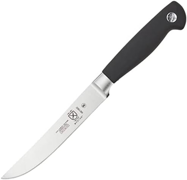 Mercer Culinary Genesis Steak Knife Set Plain Edge High Carbon 5-Inch Mercer Culinary Genesis Steak Knife Set Plain Edge High Carbon 5-Inch