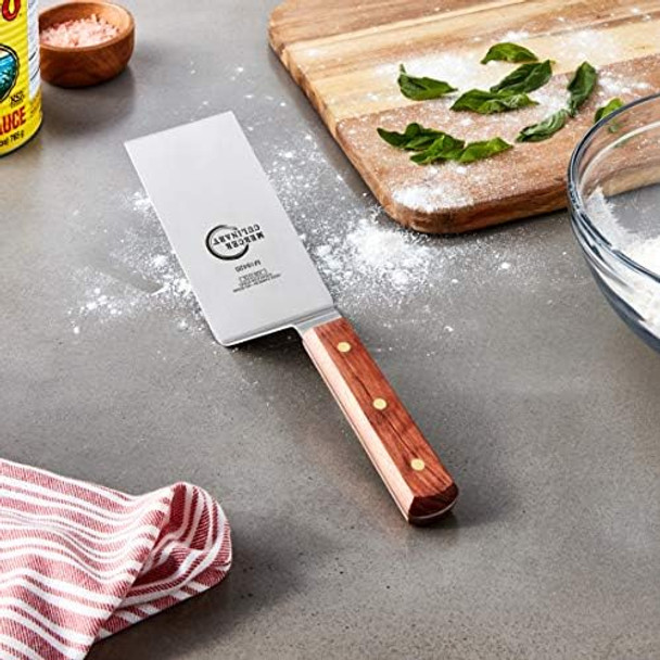 Mercer Culinary Praxis Rosewood Handle Square Edge Turner 6 Inch X 3 Inch Mercer Culinary Praxis Rosewood Handle Square Edge Turner 6 Inch X 3 Inch