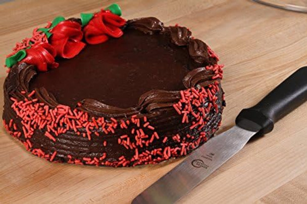 Mercer Culinary Offset Spatula 4.5 Inch Stainless SteelBlack