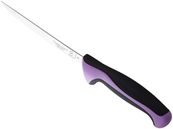 Mercer Culinary Millennia Color Handle Cutlery 6" Narrow Boning Knife Purple Mercer Culinary Millennia Color Handle Cutlery 6" Narrow Boning Knife Purple