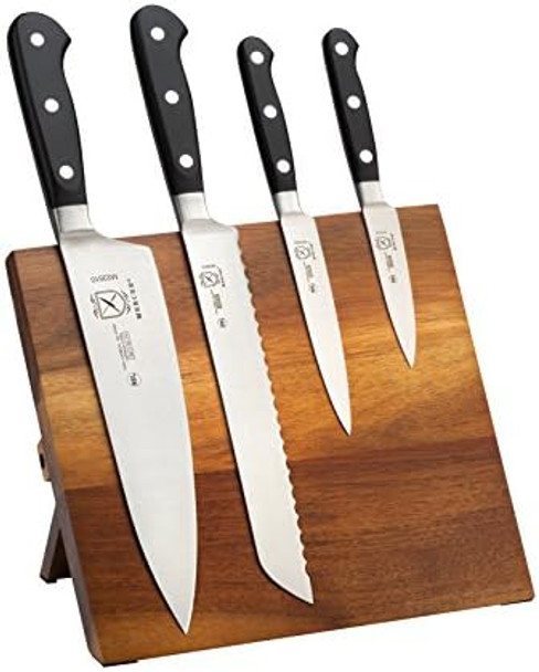 Mercer Culinary Renaissance 5-Piece Magnetic Board Set Acacia