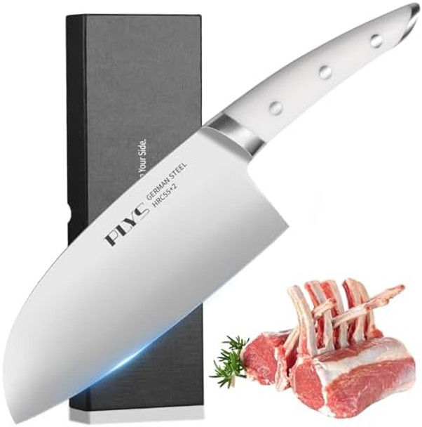 Ply'S Cleaver 7.5 Inch Ultra Sharp German Stainless Steel Kitchen And Restaurant Cleaver