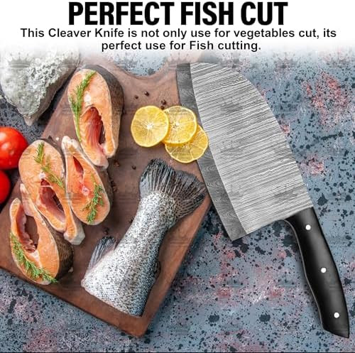 Meat Cleaver Full Tang Serbian Chefs Knifechef Meat Cleaverkitchen Knivescleaver With Leather Sheathtake Carryingbutcher Knife Best