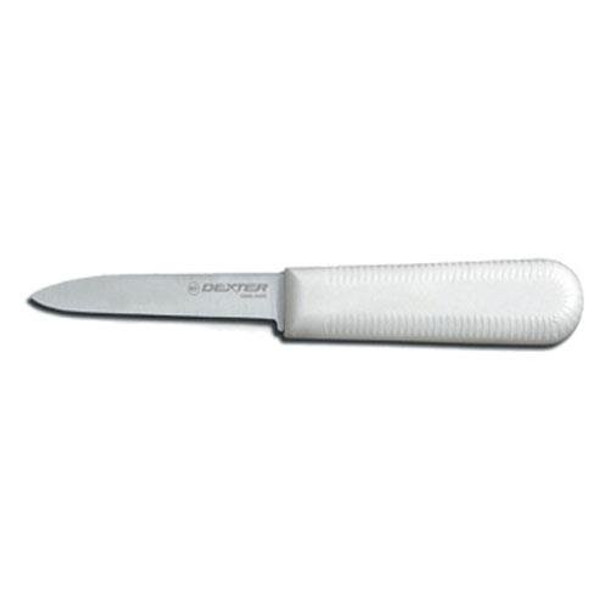 Sani-Safe S104-Pcp 3-1/4" White Cooks Style Paring Knife With Polypropylene Handle Sani-Safe S104-Pcp 3-1/4" White Cooks Style Paring Knife With Polypropylene Handle