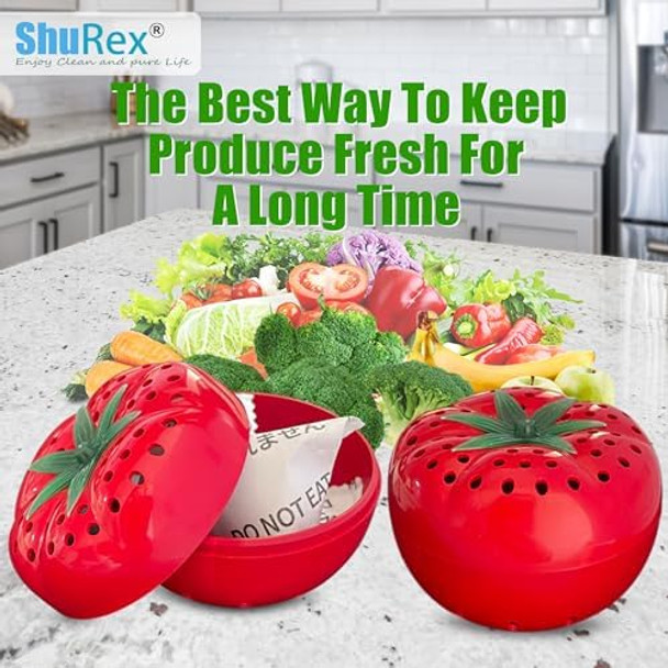 Produce Freshness Preserver Saver - Keep Fruits And Vegetables Fresh Longer Ethylene Gas And Odor Absorber In Refrigerator (12 Refill Sachets) Produce Freshness Preserver Saver - Keep Fruits And Vegetables Fresh Longer Ethylene Gas And Odor Absorber In Refrigerator (12 Refill Sachets)
