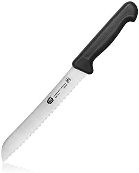 By Cangshan P2 Series 1022001 Swedish 14C28N Steel Bread Knife 8-Inch