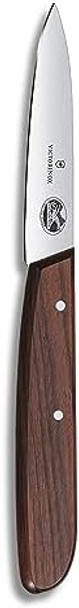 Victorinox Rosewood Paring Knife - Premium Kitchen & Home Essentials - Cooking Knife Cuts Fruits & Vegetables With Ease - Wood Handle 3.25"