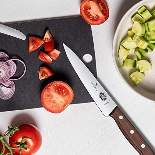 Victorinox Carving Set - Kitchen Knife Set For Home Essentials - Includes 2 Cooking Knives - Perfect For Cutting Fruit Vegetables & Meat - Wooden Handle 2-Piece Set