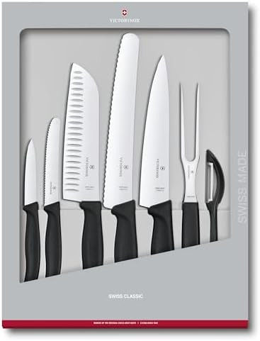Victorinox Swiss Classic 7-Piece Knife Set Black