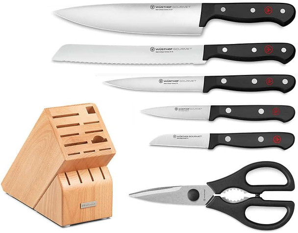 Wüsthof Gourmet 7-Piece Block Set