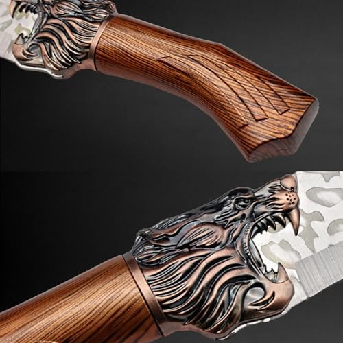 Forged Kitchen Chef Knife Set Stainless Steel Meat Fish Fruit Vegetables Slicing Knife Butcher Boning Cleaver Knives 6Pcs