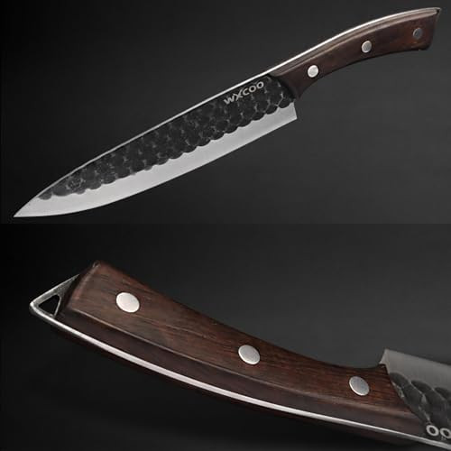 Professional Japanese Chef Knives Forged Stainless Steel Meat Fruit Gyutou Knife Butcher Cleaver Fish Kitchen Knife With Cover (1 Set)