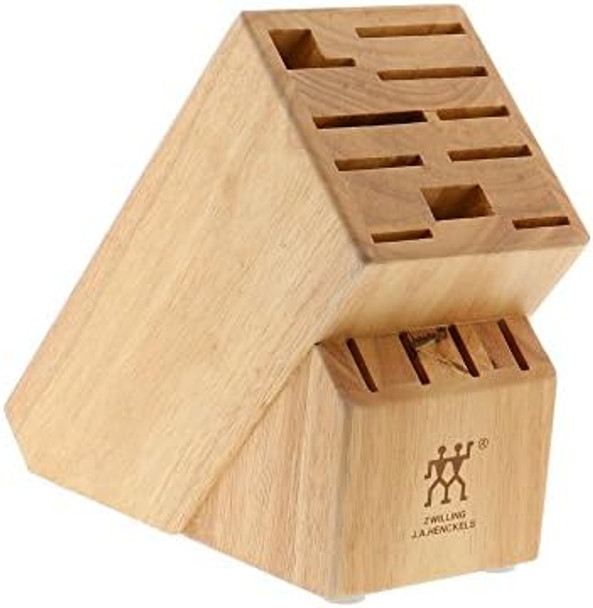 Zwilling Gourmet 10-Pc Knife Block Set Natural Wood Block Made In Germany