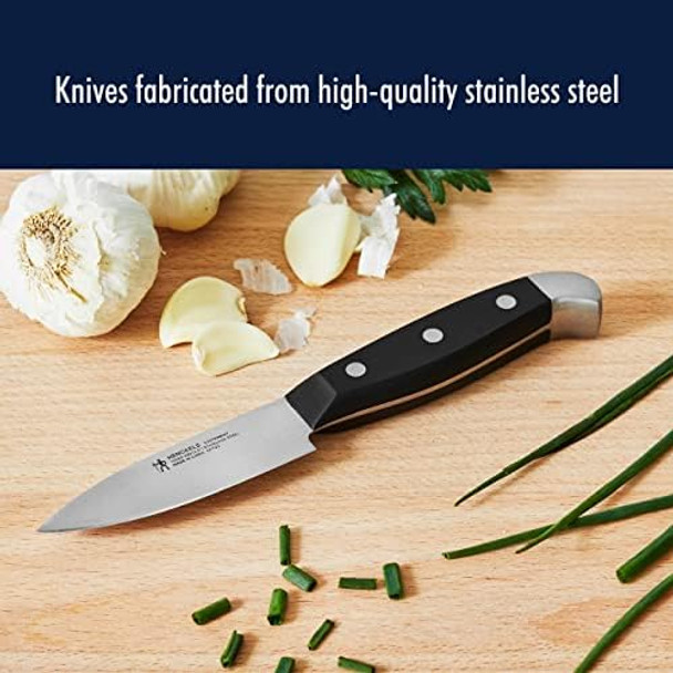 Henckels Statement Razor-Sharp 2-Pc Knife Set Santoku Knife 7 Inch Paring Knife German Engineered Informed By 100+ Years Of Mastery