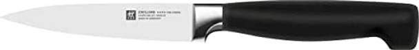 Henckels Four Stars Knife Set 3 Piece 10Cm 16Cm 20Cm Black/Stainless Steel