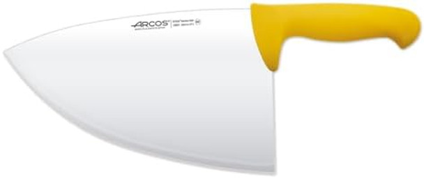 Arcos Butcher Knife - 10 Inch Blade - Polypropylene Black Handle - Silver - Color Indicators for Food Identification - Series 2900