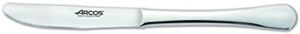 Dessert knife Arcos Madrid Series 555600. One-piece monoblock knife made of 18/10 stainless steel. Knife with 10 cm (3.94") blade. Dessert knife Arcos Madrid Series 555600. One-piece monoblock knife made of 18/10 stainless steel. Knife with 10 cm (3.94") blade.