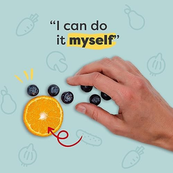 Baketivity 3 Piece Kids Knife Set Plastic Kids Safe Knives for Kitchen Toddler Knife Set for Real Cooking Dishwasher Safe Kid Friendly Safe Knives Set for Cutting Fruits Veggies Cakes
