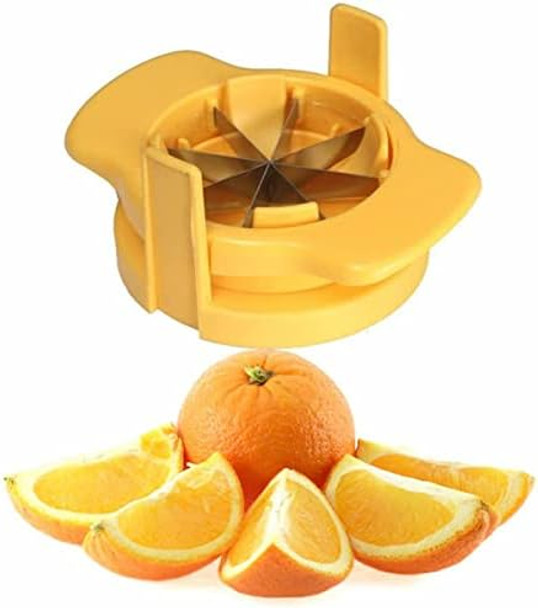 1 pc Lemon Separator & Orange Slicer Juicer Divider - Fruit Slicer & Orange Peel Cutter - Fruit & Vegetable Tool - Lemon Cutter - Kitchen Tool - Random Color