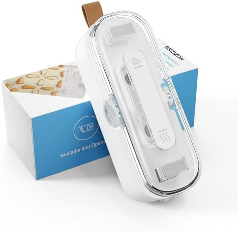 Mini Bag Sealer 2 in 1 Heat Seal & Cutter with Lanyard Portable Handheld for Plastic Bags Snacks Food Storage & Snacks Freshness(Black)