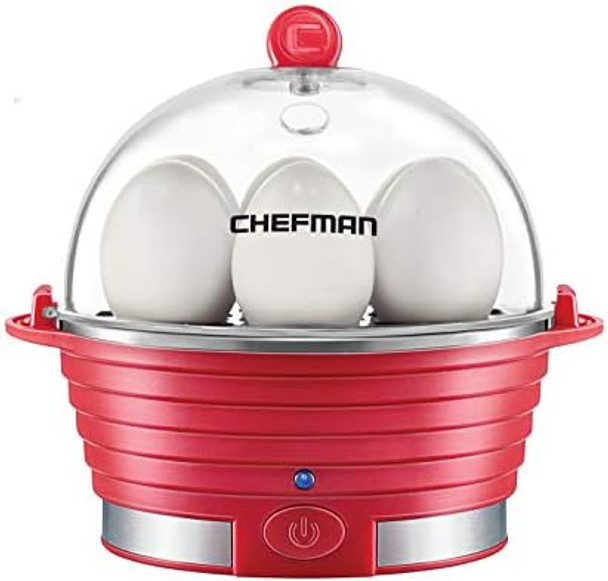 CHEFMAN Multifunctional Digital Air Fryer+ Rotisserie Dehydrator & Electric Egg Cooker Boiler Rapid Poacher Food & Vegetable Steamer