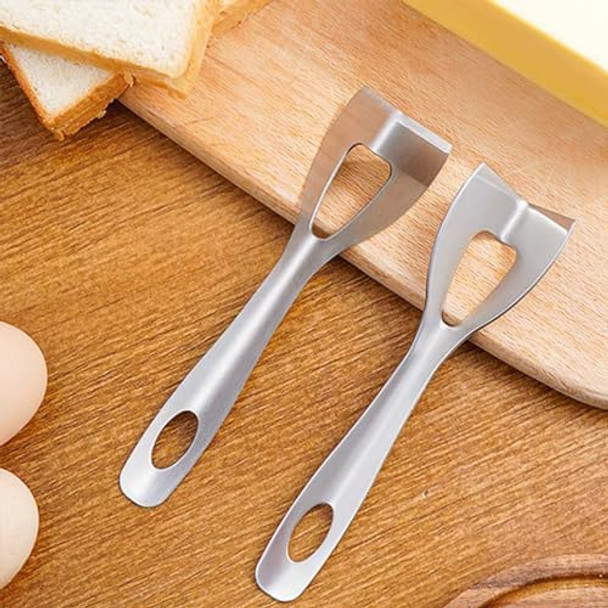 Butter cutter 304 stainless steel butter cutter cheese cutter butter spatula stainless steel spatula suitable for peanut butter jelly chocolate strawberry jam butter scraper. (Butter cutter)