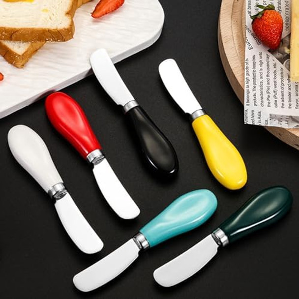 2 Pack Stainlees Steel Cheese Jam Spreader Multifunction Butter Bread Knife Spreaders for Appetizers Dips Charcuterie Cheese Pastry Utensils Making Home Kitchen Gadget.