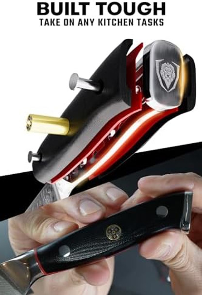 Dalstrong Meat Cleaver Knife-4.5"-Shogun Series ELITE - Razor Sharp - Japanese Steel - Black Handle - Heavy Duty Knife Professional - Vacuum Heat Treated - w/Sheath